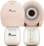 Молокоотсос электрический Momini SippyPump Twin с массажной вкладкой, тихий, 1 шт 2w1 — фото 1