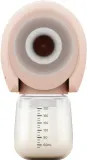 Молокоотсос электрический Momini SippyPump с массажной вкладкой, с бутылочкой и соской, 1 шт 2w1 — фото 2