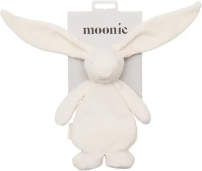 Сенсорная игрушка Moonie Sensory Bunny в форме зайчика, белый, 1 шт