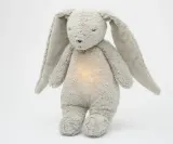 Игрушка-ночник Moonie The Humming Friend 2.0 Organic Grey со звуками, для новорождённых, USB, 1 шт — фото 3