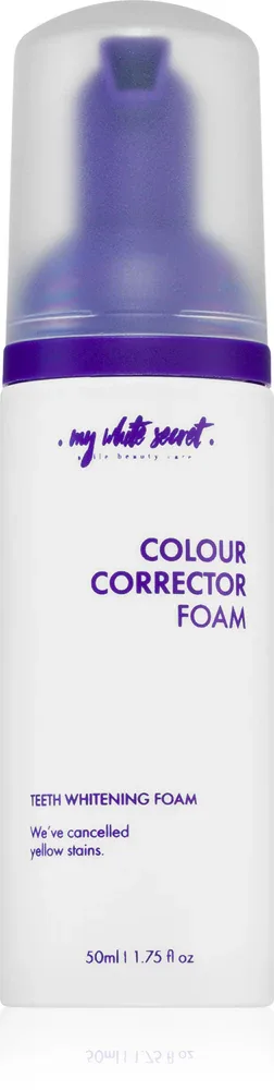 Отбеливающая пенка для зубов My White Secret Teeth Whitening Foam мятная, 50 мл V34