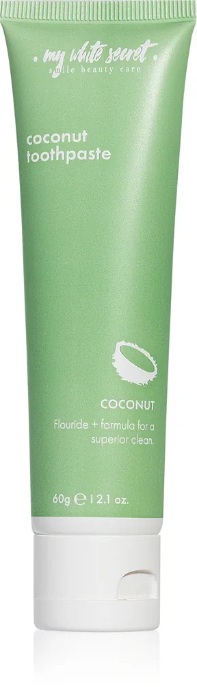 Зубная паста кокосовая My White Secret Toothpaste Coconut Whip с кокосовым вкусом, 60 г