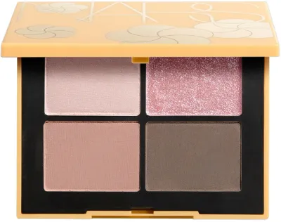 Палетка теней для век NARS Eyeshadow Quad Petal Play Collection стойкая, 4× 1,1 г