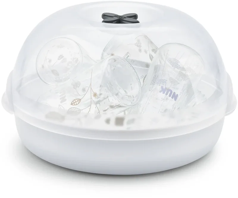 Стерилизатор NUK Micro Express Plus паровой, для микроволновой печи, до 4 бутылочек, 1 шт