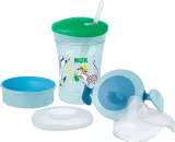 Набор NUK Learn to Drink Set для обучения питью, кружка и три сменные насадки, 230 мл — фото 1