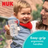 Бутылочка NUK Perfect Match Bear для кормления, силиконовая, розовая — фото 6