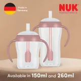 Бутылочка NUK Perfect Match Bear для кормления, силиконовая, розовая — фото 8