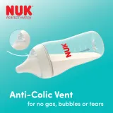 Бутылочка NUK Perfect Match Glass Bottle стеклянная для кормления, силиконовая соска, 230 мл 3m+ — фото 6