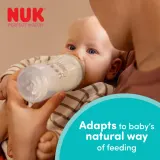 Бутылочка NUK Perfect Match XL Monkey для кормления, силиконовая соска, 360 мл 6m+ — фото 4