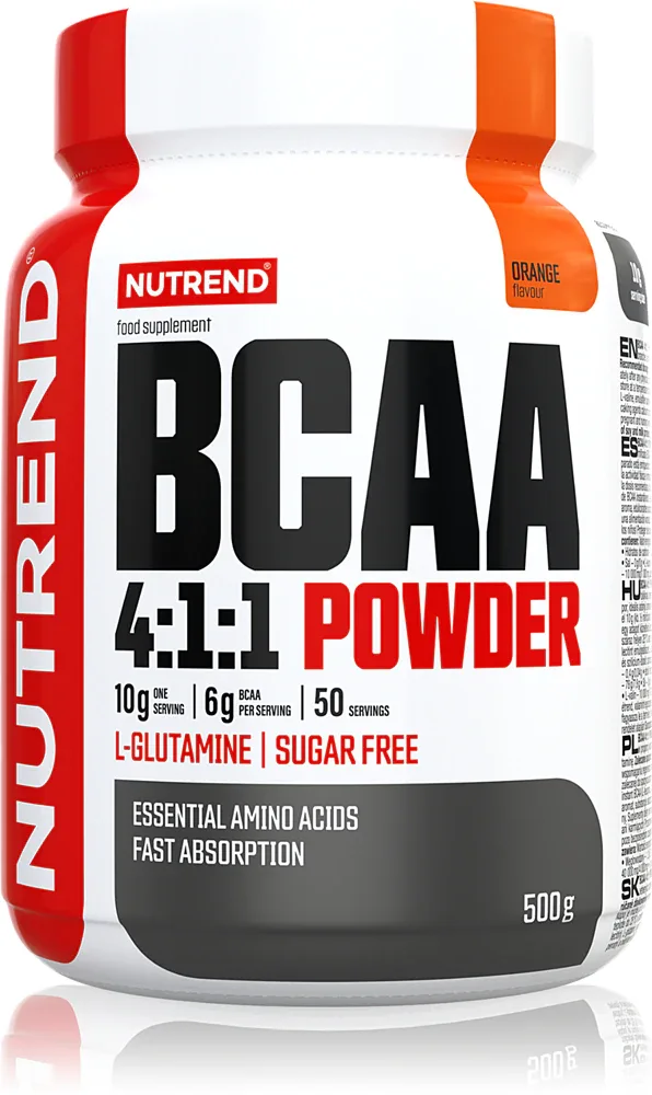 Аминокислоты BCAA Nutrend BCAA 4:1:1 POWDER в порошке, 500 г