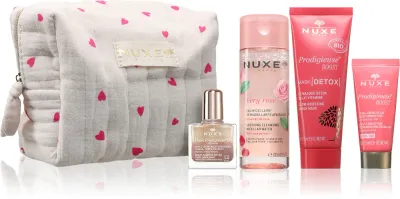 Набор для ухода за лицом Nuxe My Pink Crush мицеллярная вода, маска, масло и гель-крем, 1 шт
