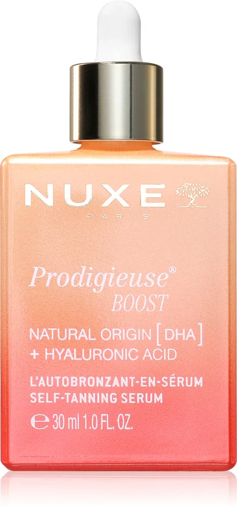 Сыворотка-автозагар Nuxe Prodigieuse Boost Self-Tanning Serum для лица, с гиалуроновой кислотой, 30 мл