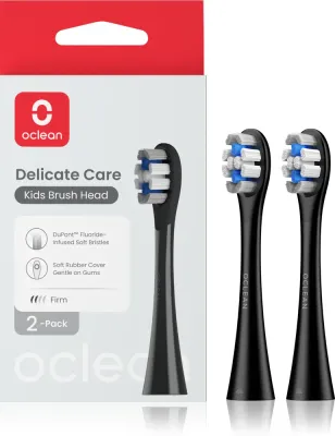 Сменная насадка Oclean P3K8 Black для детской зубной щётки, деликатное очищение, 2 шт