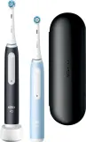 Набор электрических зубных щёток Oral-B iO3 DUO Black Blue магнитных, 2 шт DUO Black&Blue — фото 1