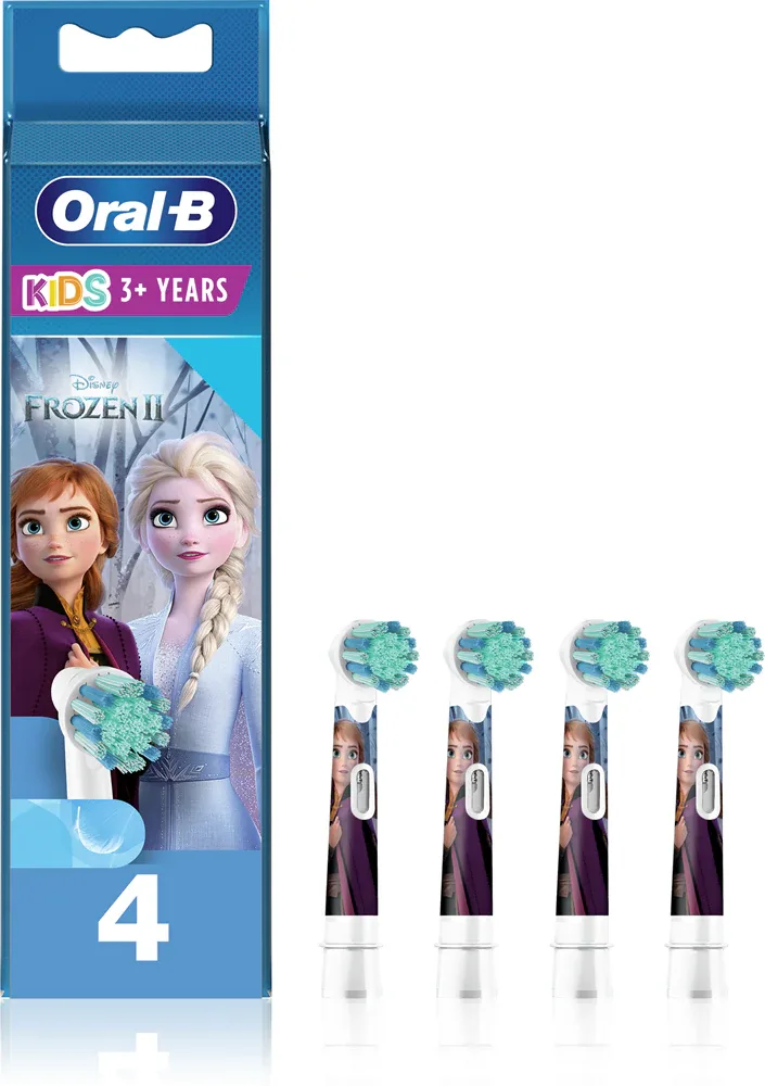 Насадки сменные Oral-B PRO Kids 3+ для детей от 3 лет, Холодное сердце, 4 шт, оттенок dla dzieci