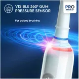 Электрическая зубная щётка детская Oral-B PRO Junior 6+ с приложением Disney Magic Timer, от 6 лет, 1 шт Frozen — фото 5