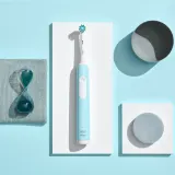 Набор электрических зубных щёток Oral-B Pro Series 1 DUO с таймером, чёрная и синяя, 2 шт Blue & Black — фото 2