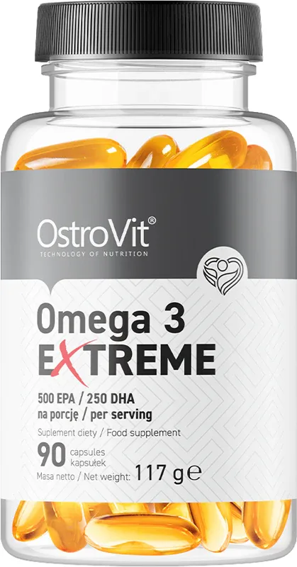 БАД OstroVit Omega 3 Extreme с EPA и DHA, 90 капсул