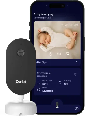 Видеоняня Owlet Dream Sight с двусторонней связью и монитором температуры, 1 шт