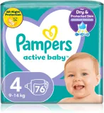 Подгузники Pampers Active Baby Size 4 с вкладышем Quick, 76 шт 9-14 кг — фото 1