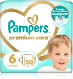 Подгузники Pampers Premium Care Size 6 дышащие, до 12 часов защиты, 38 шт — фото 1