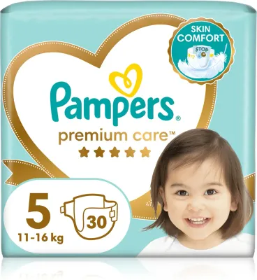Подгузники Pampers Premium Care Size 5 со слоем DermaComfort, до 12 часов, 44 шт, 11-16 kg 30 шт