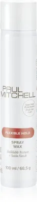 Спрей-воск для волос Paul Mitchell Flexible Hold Spray Wax лёгкая фиксация, для коротких и длинных волос, 100 мл
