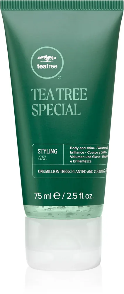 Гель для укладки волос Paul Mitchell Tea Tree Special Styling Gel с эффектом мокрых волос, средняя фиксация, 75 мл