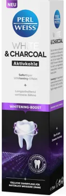 Зубная паста Perl Weiss White Charcoal отбеливающая, с активированным углём, 75 мл