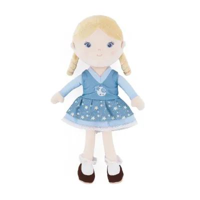 Petite&Mars Cuddly Toy 0+ - Мягкая кукла Petite Mars Cuddly Toy 0+ плюшевая, для объятий, 35 см Elise, 35 см