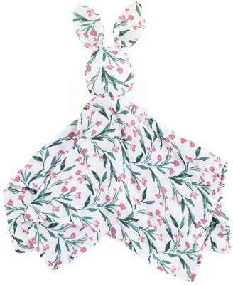 Petite&Mars Hugo Bamboo Comforter - Игрушка-обнимашка Petite Mars Hugo Bamboo Comforter для сна, для новорождённых, 1 шт Pink Meadow, 1 шт