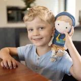 Petite&Mars Cuddly Toy Max - Мягкая игрушка сенсорная Petite Mars Cuddly Toy Max для объятий, 35 см, 35 см — фото 5