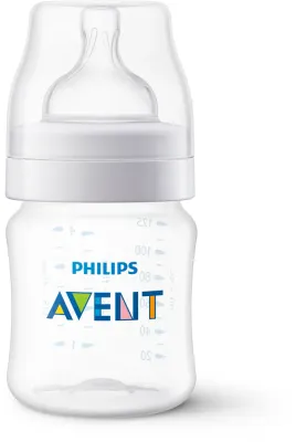 Бутылочка для кормления Philips Avent Anti-colic SCY100/01, антиколиковая, 125 мл 0 m+