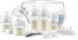 Стартовый набор для кормления Philips Avent Breastfeeding Set SCD430/50, с молокоотсосом и стерилизатором — фото 1