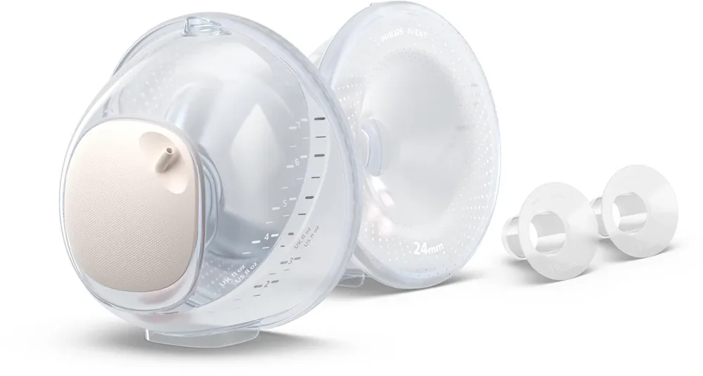 Комплект для сцеживания молока без помощи рук Philips Avent Hands-Free Premium Plus SCF439/01, совместим с электрическими молокоотсосами, 2 шт