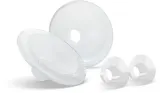 Накладки на грудь для молокоотсоса Philips Avent Hands-Free Premium Plus SCF552/11, с технологией SkinSense, 28 мм и 26 мм, 4 шт — фото 1