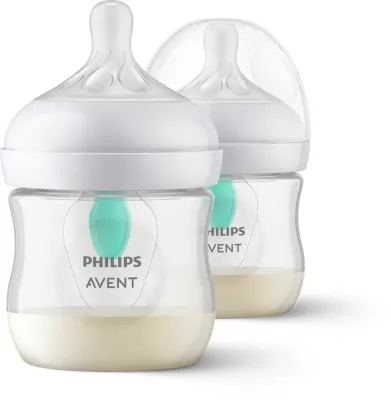 Бутылочки для кормления Philips Avent Natural Response AirFree SCY670/02, с клапаном AirFree, 2×125 мл 0-3 m