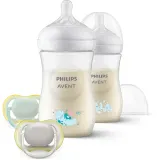 Подарочный набор для новорождённого Philips Avent Natural Response Set SCD837/11, бутылочка и пустышки — фото 1