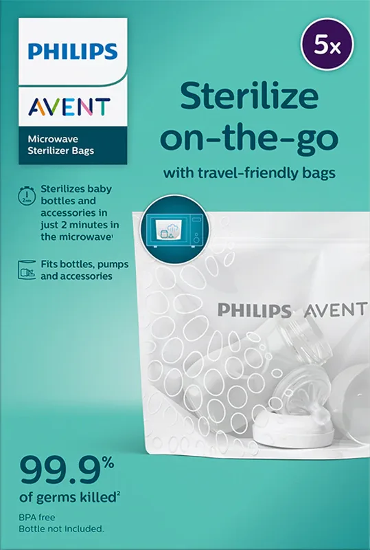 Пакеты для стерилизации в микроволновке Philips Avent Steriliser bags SCF297/05, 5 шт