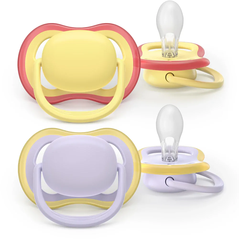 Пустышка Philips Avent Ultra Air SCF087/03 0-6m, 0–6 месяцев, 2 шт Girl