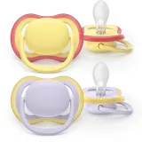 Пустышка Philips Avent Ultra Air SCF087/03 0-6m, 0–6 месяцев, 2 шт Girl — фото 1