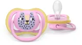 Пустышка Philips Avent Ultra Air SCF087/13 6-18m, 6–18 месяцев, светится в темноте, 2 шт Girl — фото 2