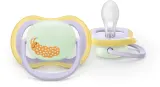 Пустышка Philips Avent Ultra Air Day Night SCF376/25 0-6m, 0–6 месяцев, светится в темноте, 2 шт Girl — фото 2