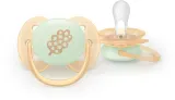Пустышка Philips Avent Ultrasoft Night SCF094/03 ортодонтическая, светящаяся в темноте, 6-18 мес., 2 шт Neutral — фото 3