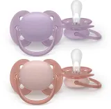 Пустышка Philips Avent Ultrasoft SCF091/43 6-18 m, 6–18 месяцев, 2 шт Girl — фото 1