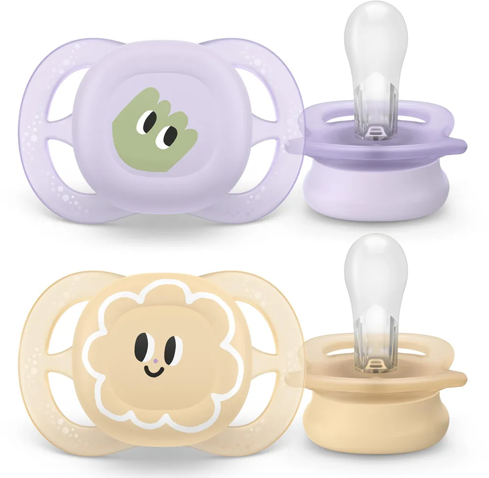 Пустышка Philips Avent Ultrastart SCF075/13 0-2 m, 0–2 месяца, 2 шт Girl