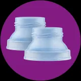 Контейнеры для хранения грудного молока Philips Avent VIA SCF618/10, с насадками для кормления, 10×180 мл — фото 4