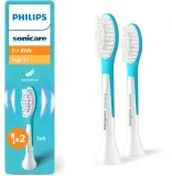 Сменные насадки для детской зубной щётки Philips Sonicare For Kids 7+ Standard HX6042/90 белые, для детей от 7 лет, 2 шт — фото 1