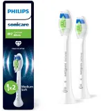 Сменные насадки для зубной щётки Philips Sonicare Optimal White HX6062/87 белые, 2 шт — фото 1