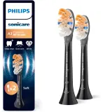 Сменные насадки для зубной щётки Philips Sonicare Premium All-in-One HX9092/88 черные, 2 шт Black — фото 1